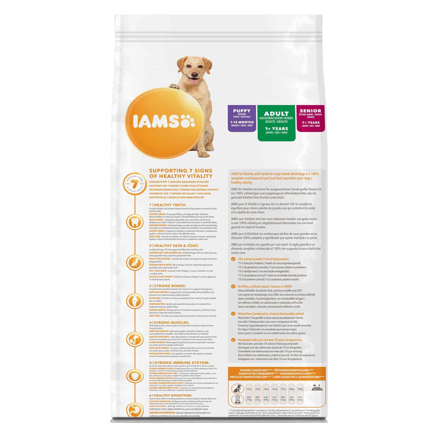 IAMS Large Breed Adult Dry Dog Food - Lamb