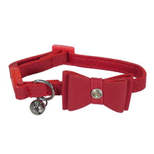 Rosewood Catwalk Collection Bow Tie Red Cat Collar