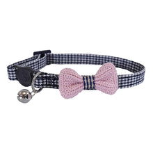 Rosewood Catwalk Collection Pink Bow Dogtooth Cat Collar