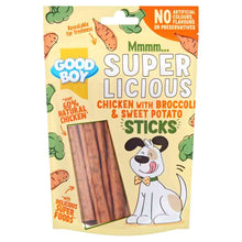 Good Boy Superlicious Stick Dog Treats - Chicken, Broccoli & Sweet Potato - 100g
