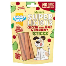 Good Boy Superlicious Stick Dog Treats - Chicken, Apple & Cranberry - 100g