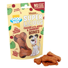Good Boy Superlicious Bone Dog Treats - Chicken, Apple & Cranberry - 100g