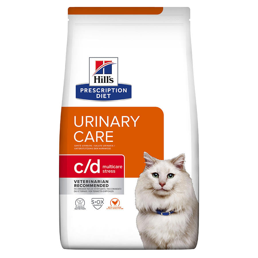 Hill's Prescription Diet Hill'S Prescription Diet Urinary Stress Chicken Pork Turkey Adult Dry Cat Food pet food packaging