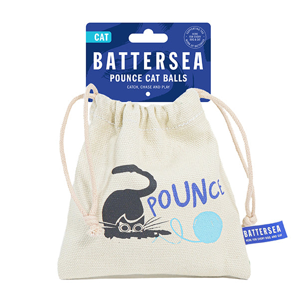 Battersea Pounce Cat Balls Cat Toy - 4 Pack