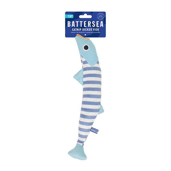 Battersea Catnip Kicker Fish Cat Toy