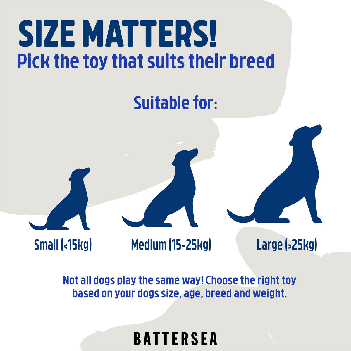 Battersean Rubber Ball Animals Dog Toy - 2 Pack