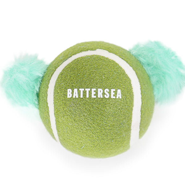 Battersean Rubber Ball Animals Dog Toy - 2 Pack