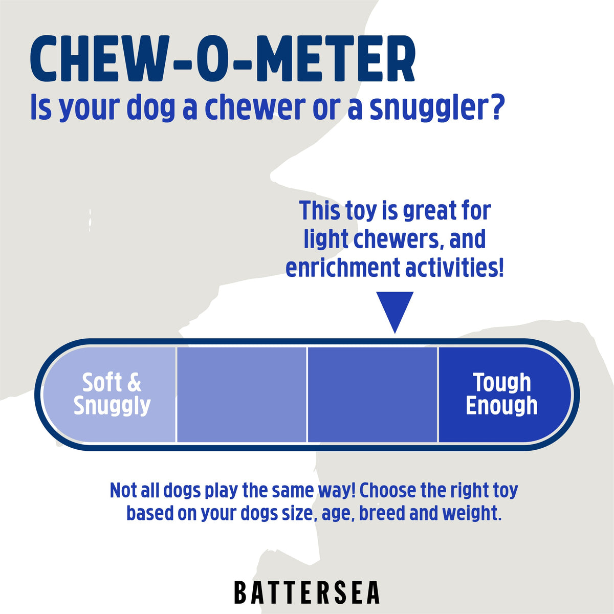 Battersea Rubber Heart Treat Dog Toy