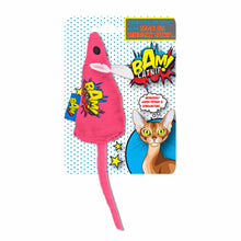 BAM! Catnip Mouse Cat Toy - Pink