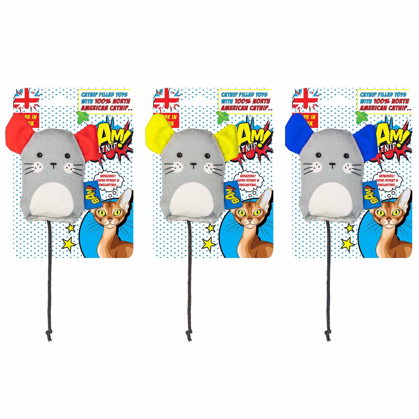 BAM! Catnip Martin Mouse Cat Toy