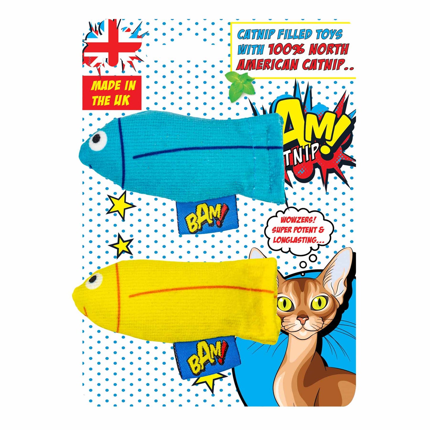 BAM! Catnip Tiddlers Cat Toy