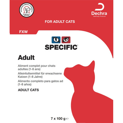 Dechra Specific FXW-P Adult Wet Cat Food - Pouches