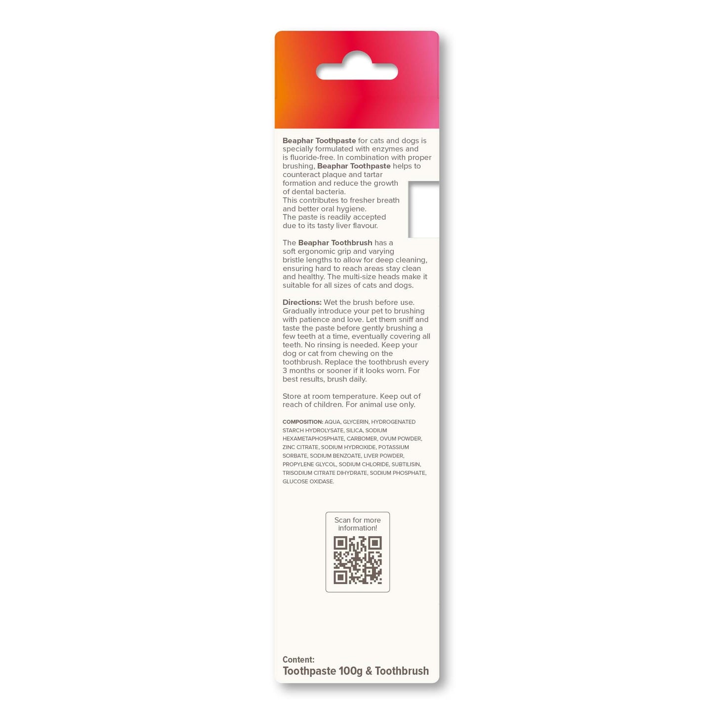 Beaphar Toothbrush & Toothpaste - Dogs & Cats