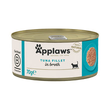 Applaws Adult Wet Cat Food in Broth - Tuna Fillet - 24x70g Cans
