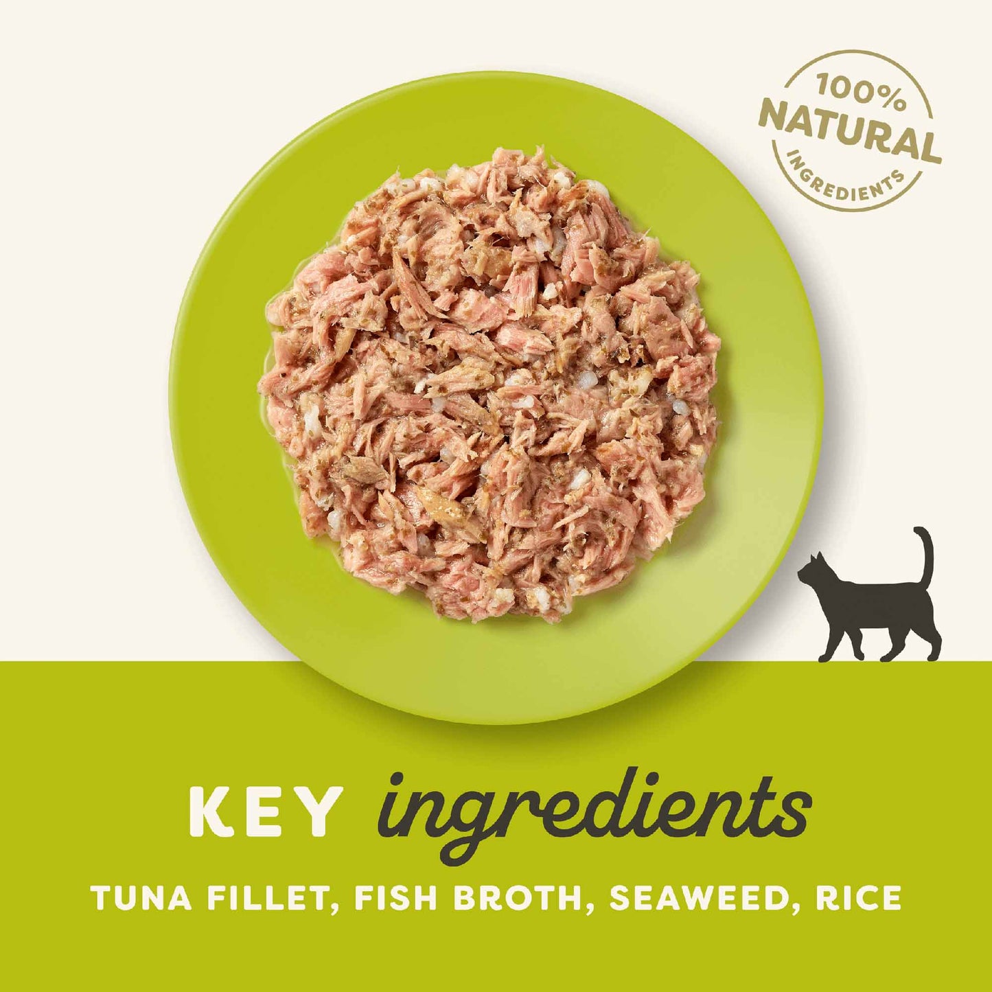Applaws Adult Wet Cat Food in Broth - Tuna Fillet & Seaweed - 24x70g Cans