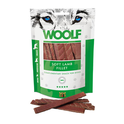 Woolf Soft Lamb Fillet Dog Snacks - 100g