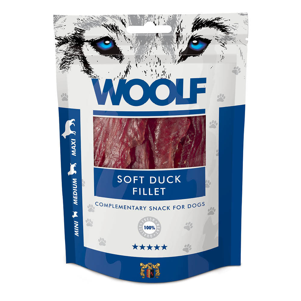 Woolf Soft Duck Fillet Dog Snacks - 100g