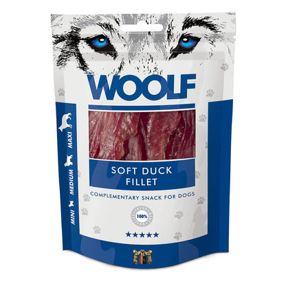 Woolf Soft Duck Fillet Dog Snacks - 100g