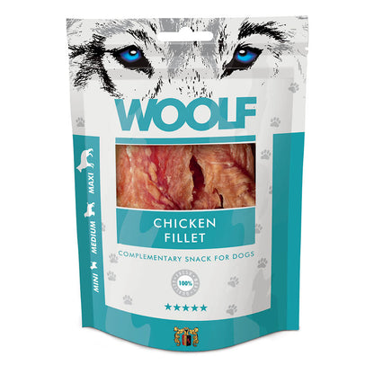 Woolf Chicken Fillet Dog Snacks - 100g