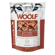 Woolf Beef Chunkies Snacks for Cats & Dogs - 100g