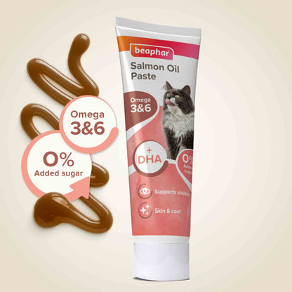 Beaphar Salmon Oil Paste For Cats - 100g