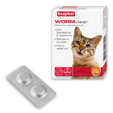 Beaphar WORMclear for Cats - 2 Tablets