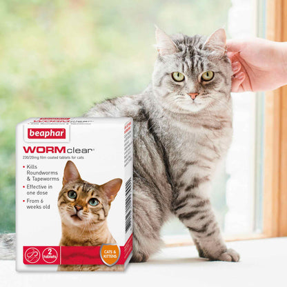Beaphar WORMclear for Cats - 2 Tablets