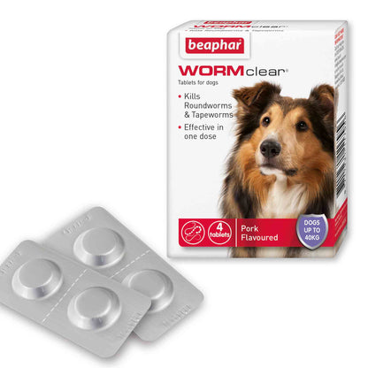 Beaphar WORMclear for Dogs - Up to 40kg