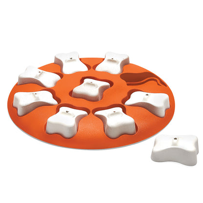 Nina Ottoson Interactive Dog Treat Puzzle - Smart - Orange