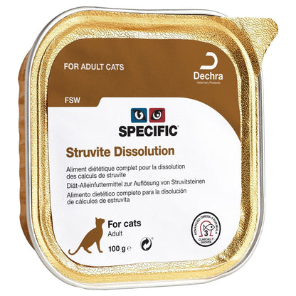 Dechra Specific FSW Struvite Dissolution Wet Cat Food - Trays