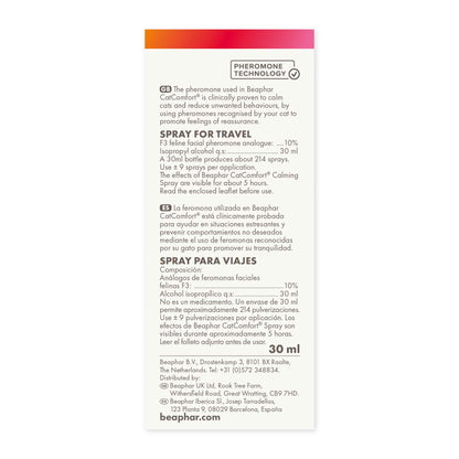 Beaphar CatComfort Calming Spray for Cats - 30ml