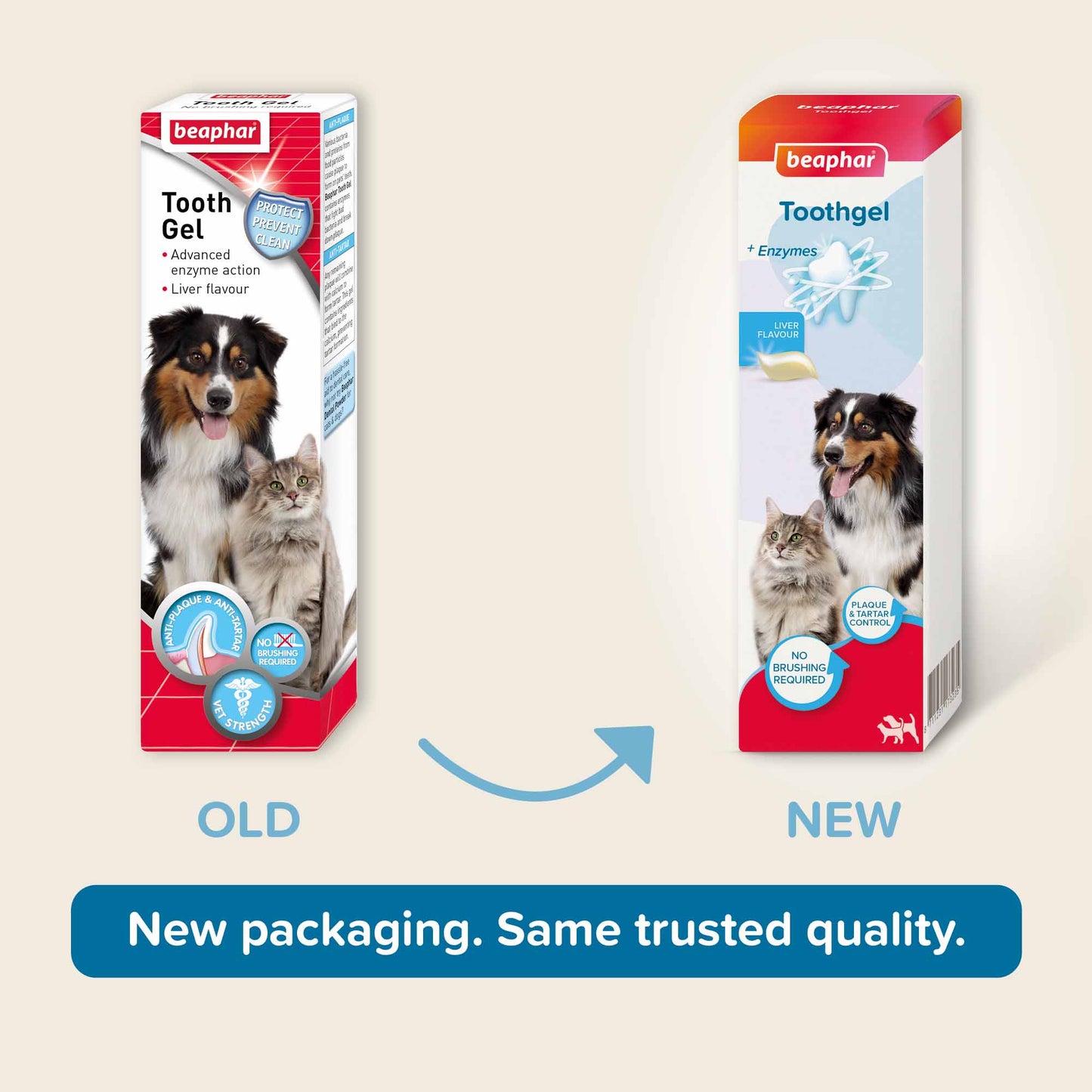 Beaphar Liver Flavoured Tooth Gel for Cats & Dogs - 100g