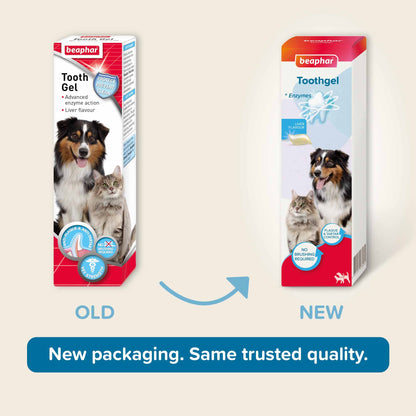 Beaphar Liver Flavoured Tooth Gel for Cats & Dogs - 100g