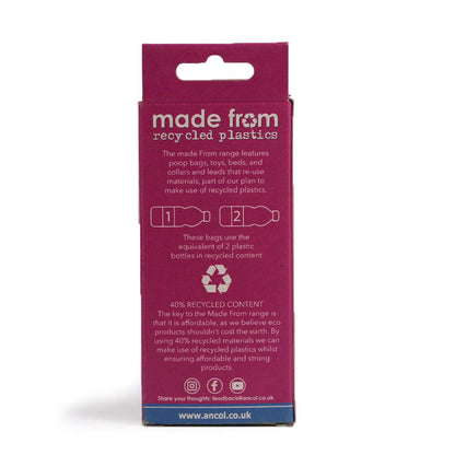 Ancol Made From Scented Poop Bag - 4 Refill Pack