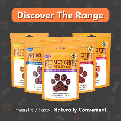 Pet Munchies Dog Training Treats - Liver & Chicken - 50g