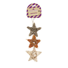 Rosewood Cupid & Comet Woven Star Trio Garland Toy for Small Animals