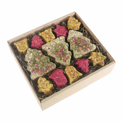 Rosewood Naturals Festive Cookies Forage Treat Tray for Small Animals