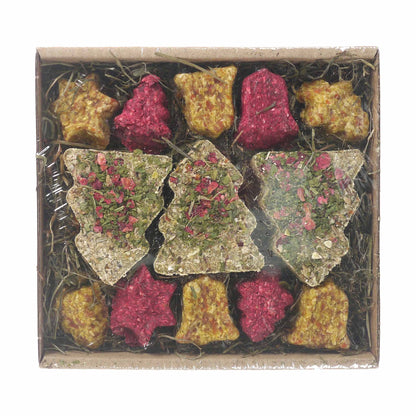 Rosewood Naturals Festive Cookies Forage Treat Tray for Small Animals