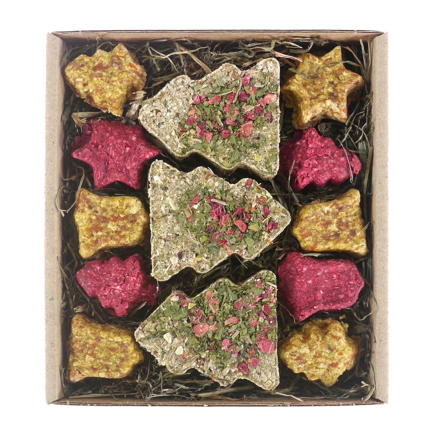 Rosewood Naturals Festive Cookies Forage Treat Tray for Small Animals