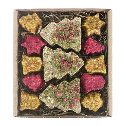 Rosewood Naturals Festive Cookies Forage Treat Tray for Small Animals