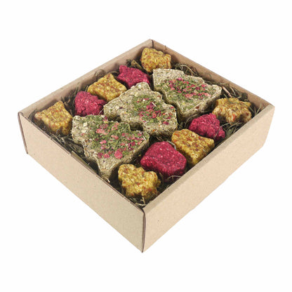 Rosewood Naturals Festive Cookies Forage Treat Tray for Small Animals