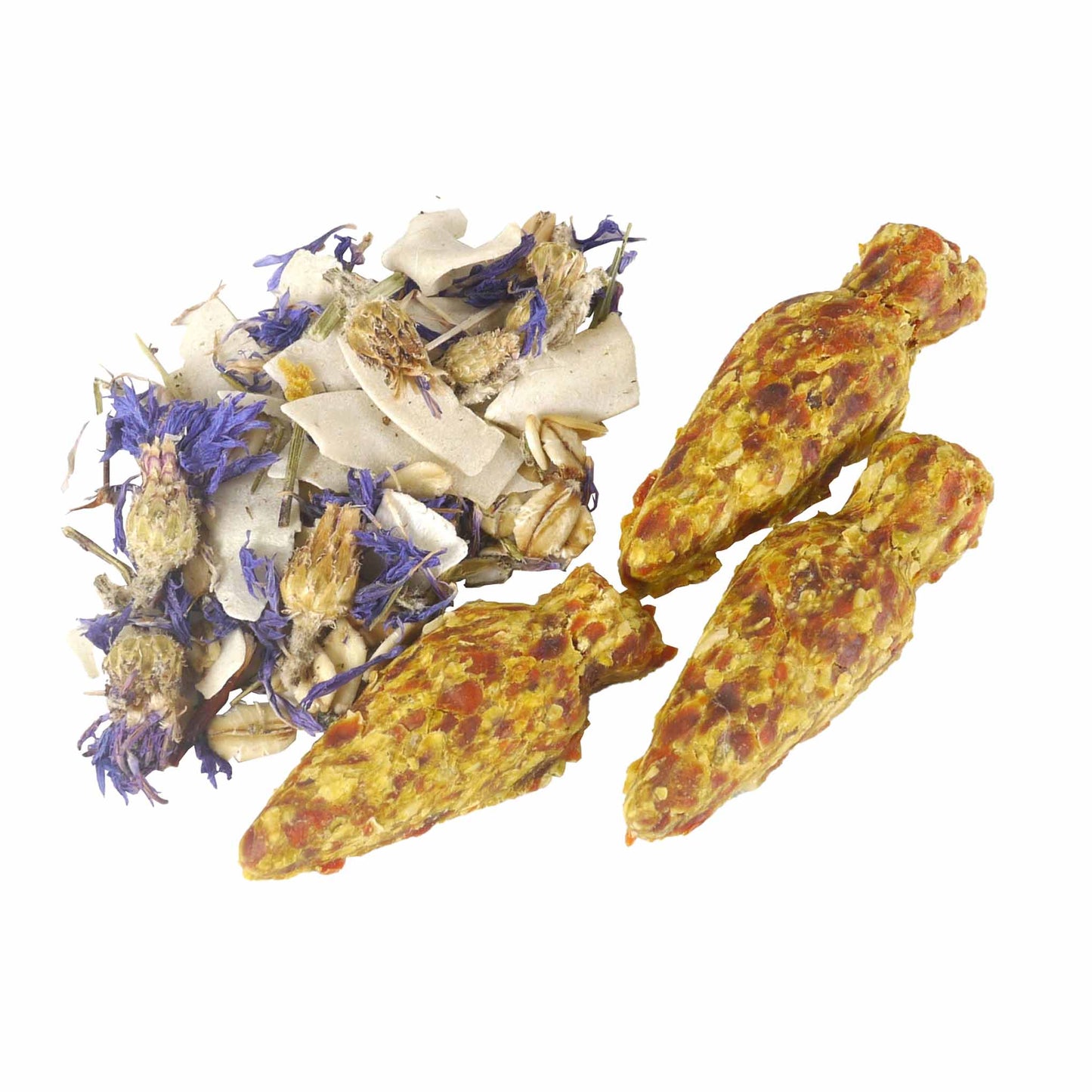 Rosewood Naturals Christmas Carrots 'n' Sprinkle Mix, Treats for Small Animals - 100g