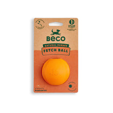 Beco Fetch Ball Dog Toy - Orange