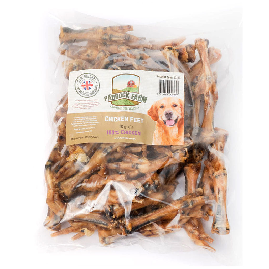 Paddock Farm Paddock Farm Feet Chicken Adult Treat Dog pet food packaging