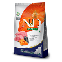 Farmina N&D Pumpkin Puppy Medium/Maxi Dry Dog Food - Lamb & Blueberry