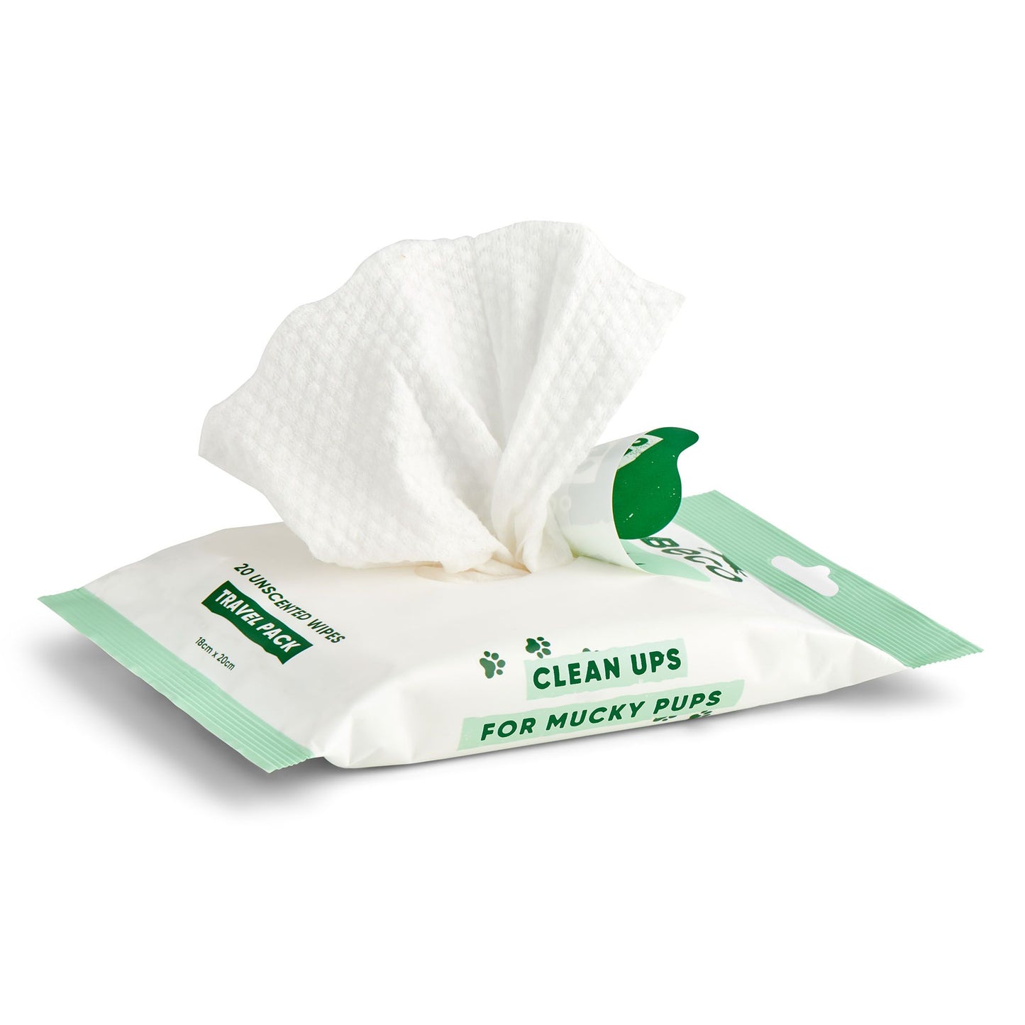 Beco Unscented Dog Wipes - 20 Pack