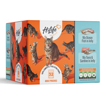 HiLife Adult Wet Cat Food in Jelly - Ocean Fish Recipes - 32x70g Pouches