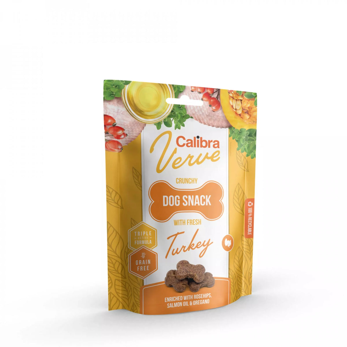 Calibra Verve Crunchy Dog Treats - Turkey