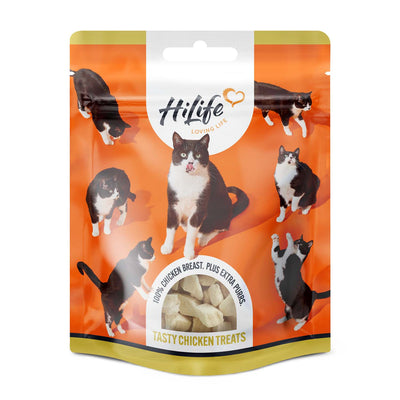 HiLife Hilife Breast Chicken Adult Treat Cat Food pet food packaging