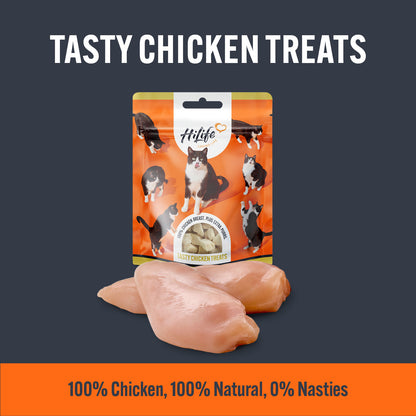 HiLife Adult Cat Chicken Breast Treats - 10g